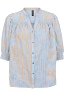 Prepair - Lissa Blouse - Stribet skjortebluse - Blå