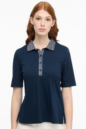 Eterna - Polo Bluse - Navy