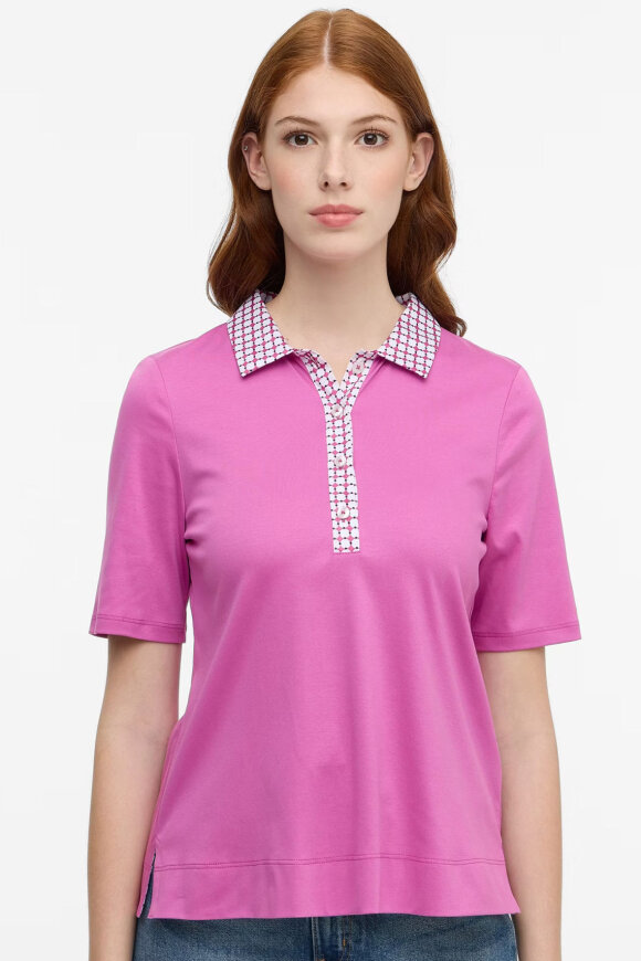 Eterna - Polo Bluse - Magenta Pink