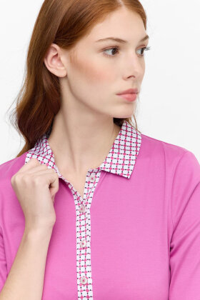 Eterna - Polo Bluse - Magenta Pink