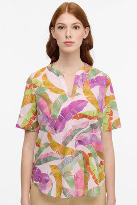 Eterna - Skjortebluse - Blomstret Print - Lilla & Rosa