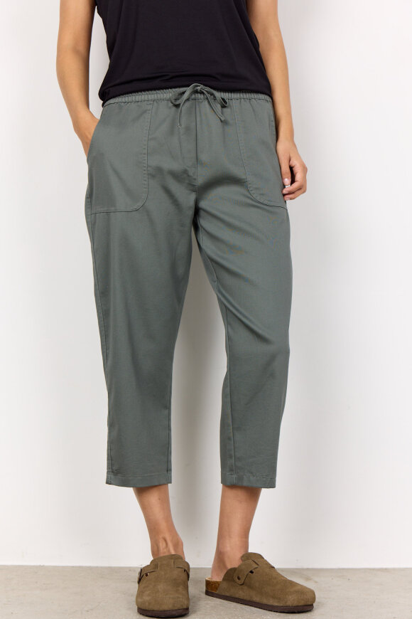 SoyaConcept - SC-Akila 23-C - Stumpebukser Casual - Army