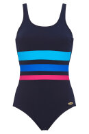 Damella - Annabella Badedragt - Enkel & Stribet - Navy
