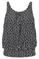 Damella - Cate Tankini Top - Sort/Hvid
