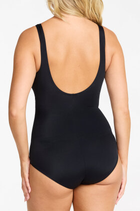 Damella - Julia Badedragt - Frisk & Sporty - Sort Hvid