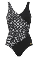 Damella - Julia Badedragt - Frisk & Sporty - Sort Hvid