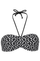 Damella - Olivia Bikinitop - 4 i en Multifunktionel - Sort Hvid