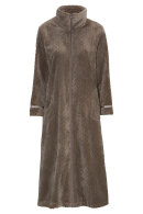 Damella - Lynlås Fleece Kåbe - Mørk Sand