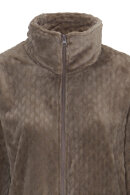 Damella - Lynlås Fleece Kåbe - Mørk Sand