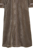 Damella - Lynlås Fleece Kåbe - Mørk Sand