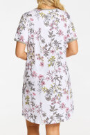 Damella - Natkjole - Blomstret Print - Khaki