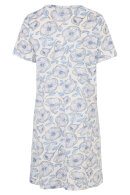 Damella - Natkjole - Blomstret Print - Blå