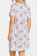 Damella - Natkjole - Blomstret Print - Blå