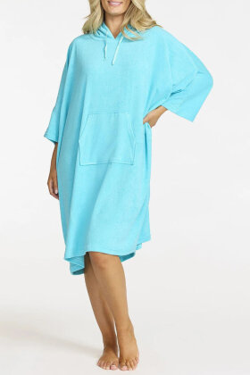 Damella - Lysekil - Bade Poncho - Turkis