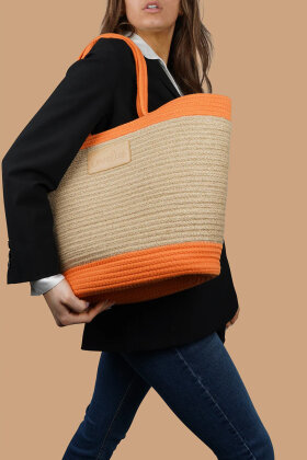 Lovelies - Flamencos Beach Bag - Large - Orange