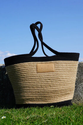 Lovelies - Flamencos Beach Bag - Medium - Black