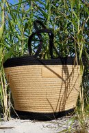 Lovelies - Flamencos Beach Bag - Medium - Black