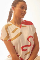Elton - ETBeata - T-shirt Grafisk Print - Rød