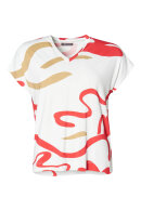 Elton - ETBeata - T-shirt Grafisk Print - Rød