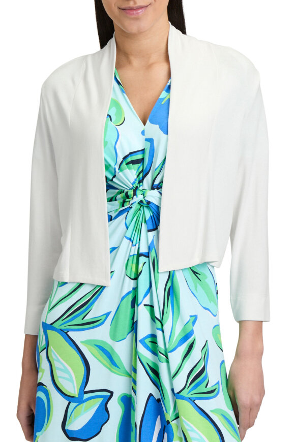 Betty Barclay - Kort Kjole Jakke - Strikket - Off White