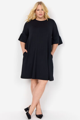 Wasabiconcept - WA-Sabina 56 Kjole - Sweat Kvalitet - Sort