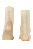 Falke - Microbloom - Ankelstrømper - 3D Strik - Off White