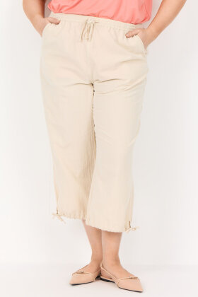 Wasabiconcept - WA-Erica 2 - Casual Stumpebukser - Sand