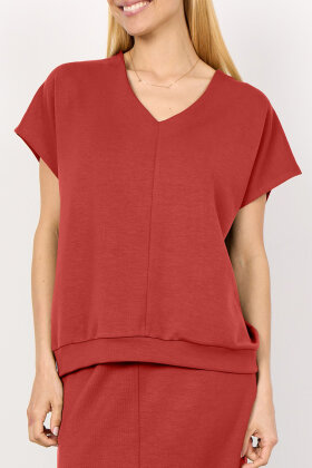 SoyaConcept - SC-BANU 244 - Elegant T-shirt - Sweat - Rød