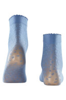 Falke - Microbloom - Ankelstrømper - 3D Strik - Blå