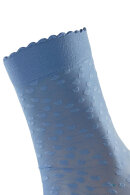 Falke - Microbloom - Ankelstrømper - 3D Strik - Blå
