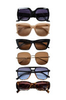 SoyaConcept - Sc-Penina1-a2 - Solbrille UV400 - Guld & Brun