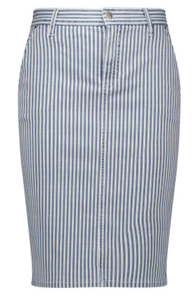 Gerry Weber - Stribet Sommer Nederdel - Blå