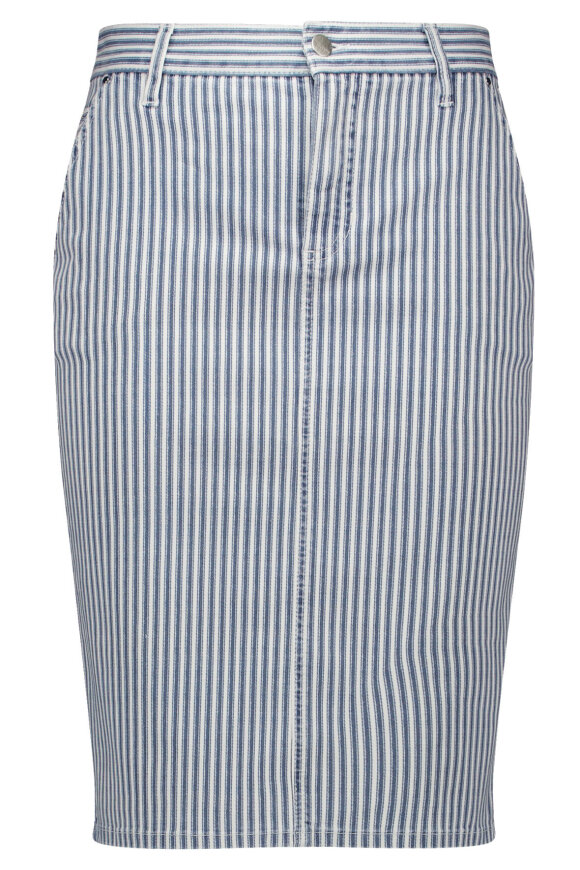 Gerry Weber - Stribet Sommer Nederdel - Blå