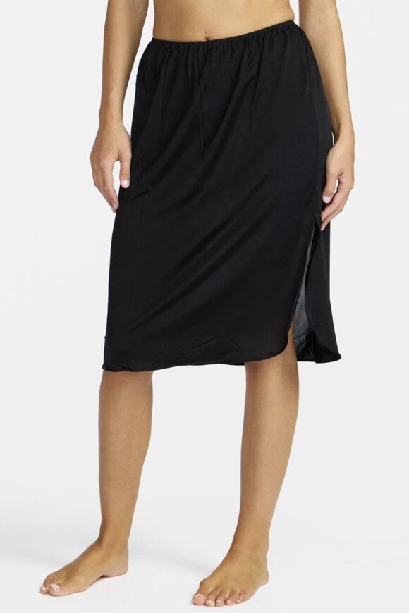 Damella - Skørt - 65 cm Viskose - Sort