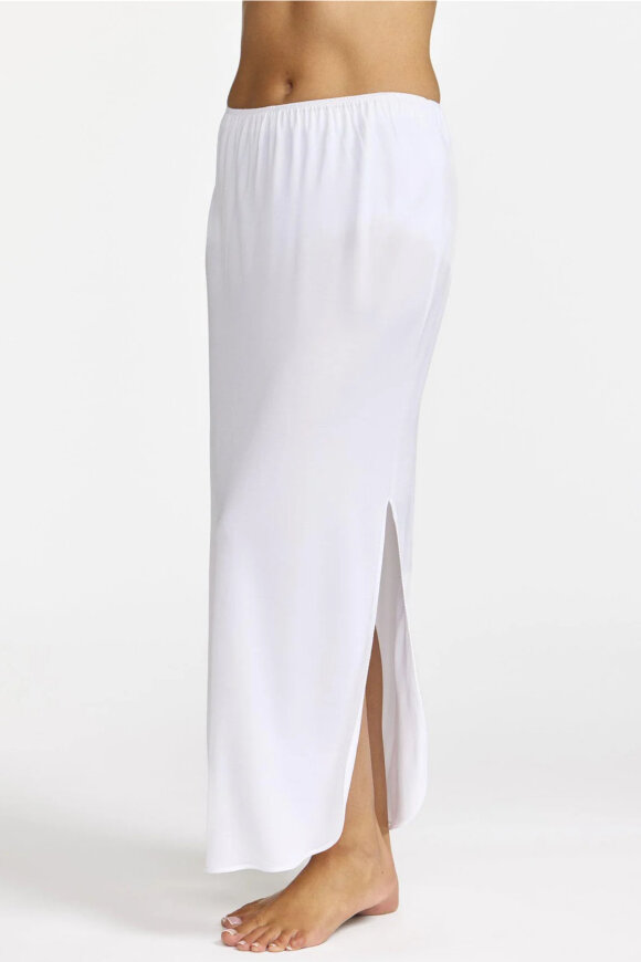 Damella - Skørt - 90 cm Viskose - Hvid