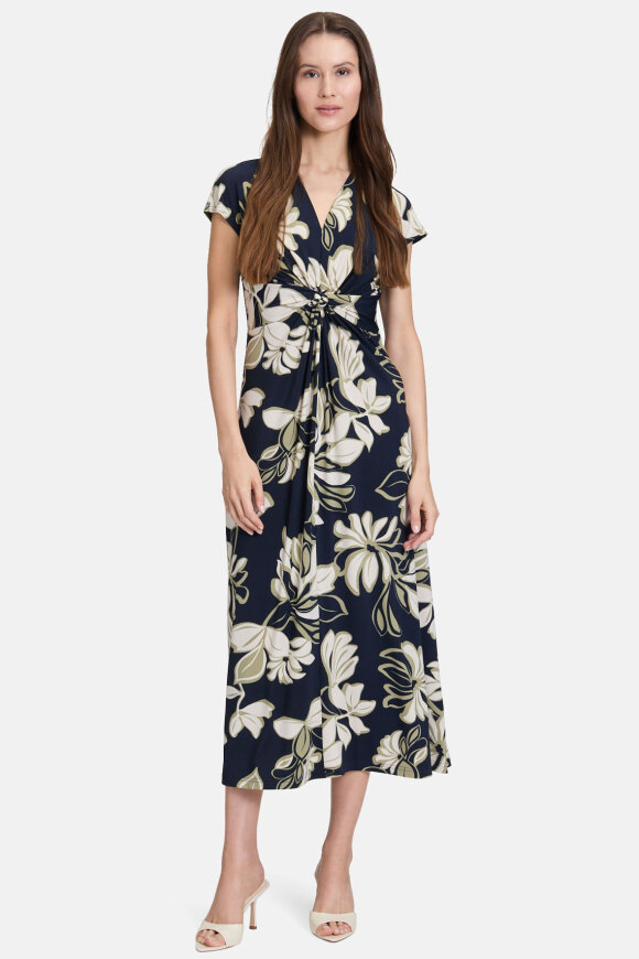 Betty Barclay - Elegant Print Kjole - Mørkeblå