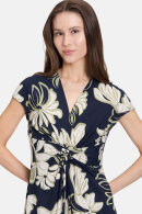 Betty Barclay - Elegant Print Kjole - Mørkeblå
