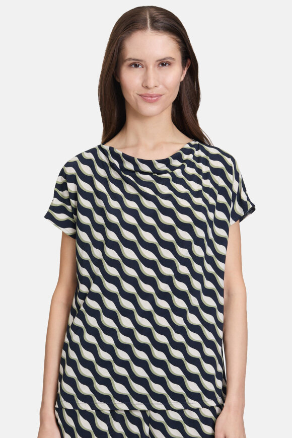 Betty Barclay - Print T-shirt - Mørkeblå