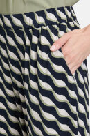Betty Barclay - Bukser - Elegant Print Jersey - Mørkeblå