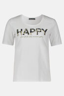 Betty Barclay - T-shirt Happy Print - Hvid