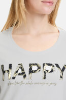 Betty Barclay - T-shirt Happy Print - Hvid