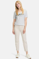 Betty Barclay - T-shirt Happy Print - Hvid
