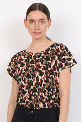 SoyaConcept - SC-Felicity - Print T-shirt - Rød