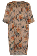 No.1 by OX - Elegant Chiffon Kjole - Sand