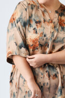 No.1 by OX - Elegant Chiffon Kjole - Sand