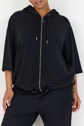 Wasabiconcept - WA-Sabina 55 - Sweatshirt Cardigan - Sort
