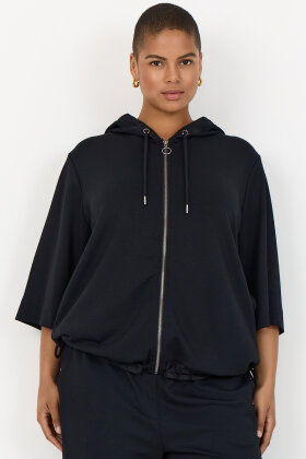 Wasabiconcept - WA-Sabina 55 - Sweatshirt Cardigan - Sort