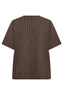 Wasabiconcept - WA-Laena 1 - T-shirt Nålestribet - Brun