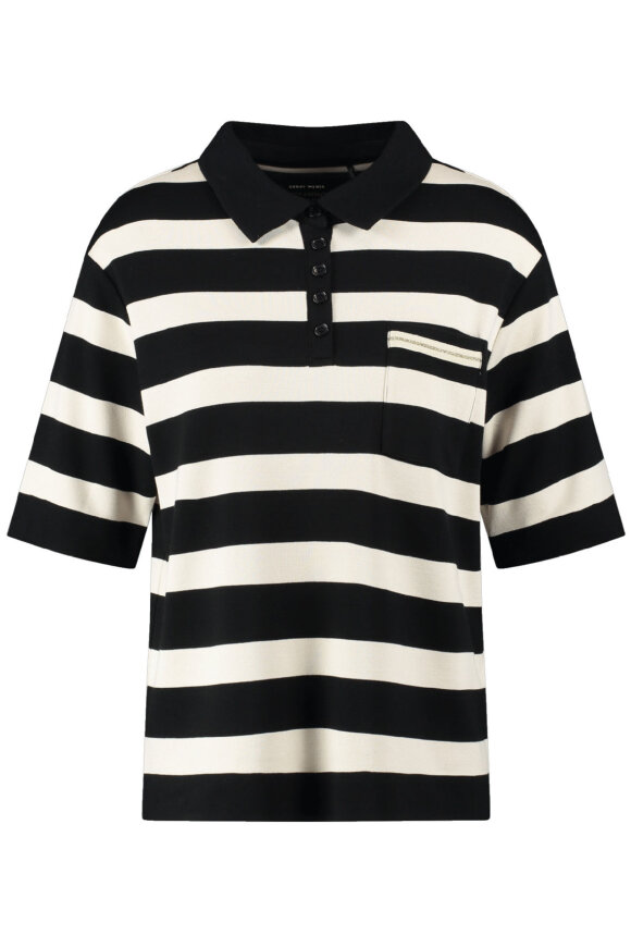 Gerry Weber - Polo T-shirt - Sort