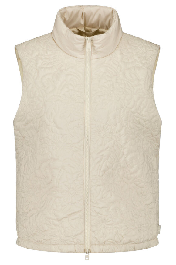 Gerry Weber - Vest - Quilt & Mønster - Creme